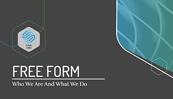 Freeform creative 3D template