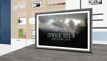 3D office tour walkthrough template