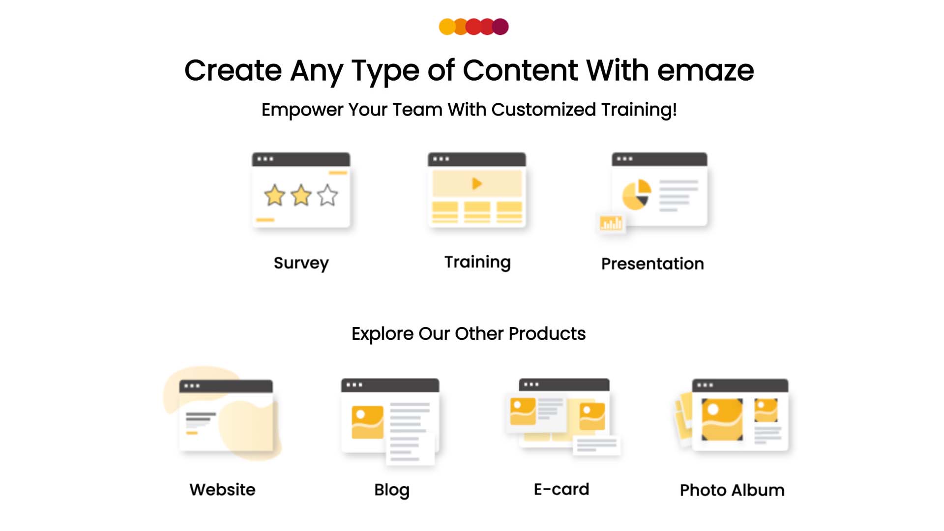 Emaze offers all kinds of training plan template